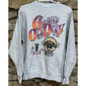 Vintage Grand Ole Opry Graphic Nashville 1992 Crew Neck Sweatshirt Size Large